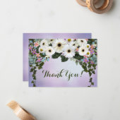 Gerbera Daisies Swag Notitiekaartje (Voorkant / Achterkant in situ)