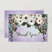 Gerbera Daisies Swag Notitiekaartje (Voorkant / Achterkant)