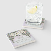 Gerbera Daisies Swag Stenen Onderzetter (Zijkant)