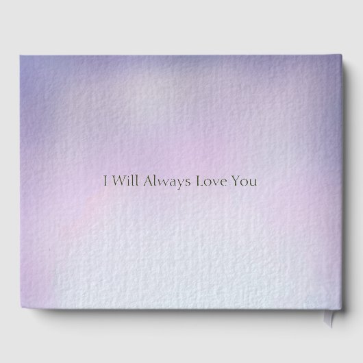 Gerbera Daisies Swag Wedding Gastenboek (Achterkant)