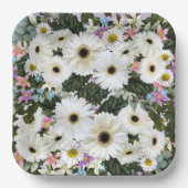 Gerbera Daisies Swag Wedding Paper Bord (Voorkant)
