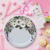 Gerbera Daisies Swag Wedding Papieren Bordje (Feest)