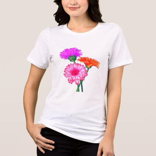 Gerbera Daisies T-shirt (Voorkant)