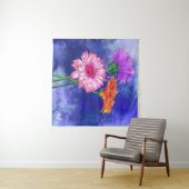 Gerbera Daisies Tapestry Wandkleed (In Situ (horizontaal))