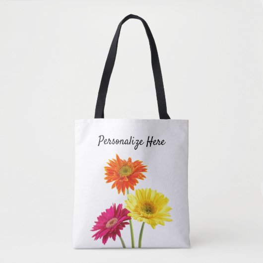 Gerbera Daisies Tote Bag (Voorkant)