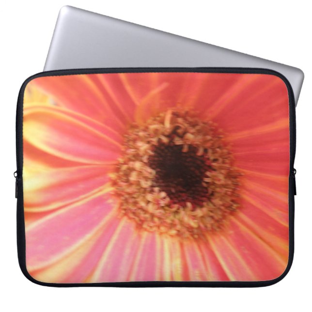 Gerbera Daisy Bloem Laptop Tas (Voorkant)