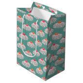 Gerbera Daisy Bloemen patroon Medium Cadeauzakje (Voorkant Gekanteld)