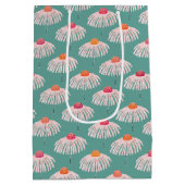 Gerbera Daisy Bloemen patroon Medium Cadeauzakje (Achterkant)