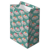 Gerbera Daisy Bloemen patroon Medium Cadeauzakje (Achterkant Gekanteld)
