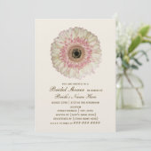 Gerbera Daisy Bridal Shower Kaart (Staand voorkant)