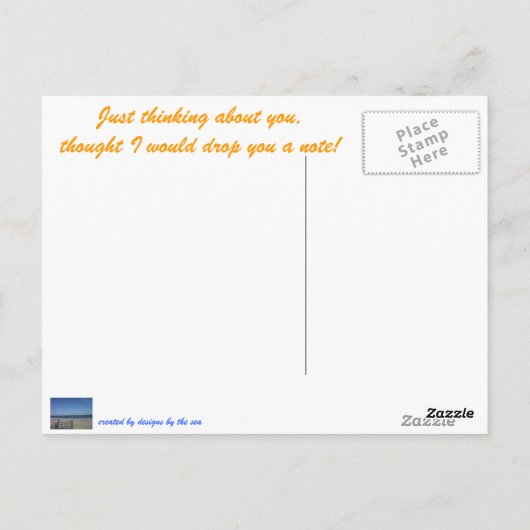 Gerbera Daisy Briefkaart (Achterkant)