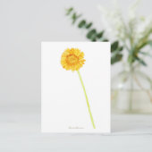 Gerbera daisy briefkaart (Staand voorkant)