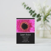 Gerbera Daisy Business Card-template Visitekaartje (Staand voorkant)