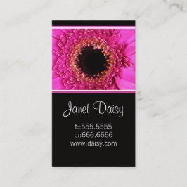 Gerbera Daisy Business Card-template Visitekaartje