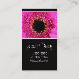 Gerbera Daisy Business Card-template Visitekaartje