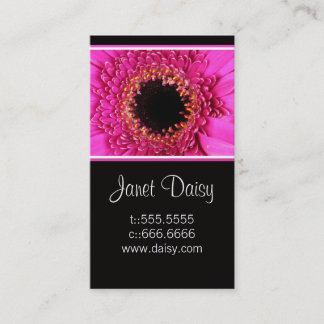 Gerbera Daisy Business Card-template Visitekaartje