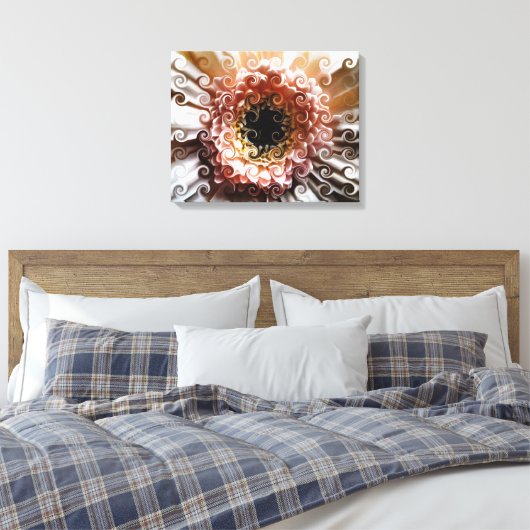 GERBERA DAISY CANVAS AFDRUK (Insitu (Slaapkamer))