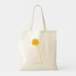Gerbera daisy Canvas tas