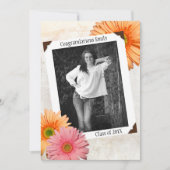 Gerbera Daisy Daughters Foto Afstuderen Kaart (Voorkant)