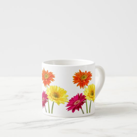 Gerbera Daisy Espresso Kop (Voorkant rechts)