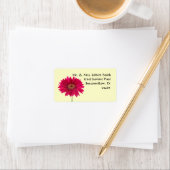 Gerbera Daisy Etiket (Insitu)