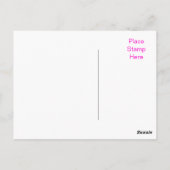 Gerbera Daisy Felicitaties Briefkaart (Achterkant)