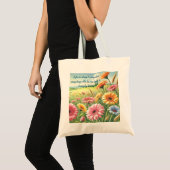 Gerbera Daisy Field & Quote Tote Bag (Voorkant (product))