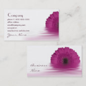 Gerbera Daisy Floral Visitekaartje (Voorkant / Achterkant)