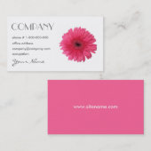 Gerbera Daisy Floral Visitekaartje (Voorkant / Achterkant)