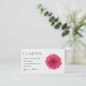Gerbera Daisy Floral Visitekaartje (Staand voorkant)