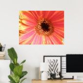 Gerbera Daisy Flower Print (Thuiskantoor)