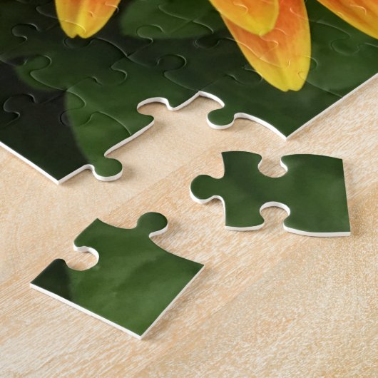 Gerbera Daisy Flower Puzzle Legpuzzel (Zijkant)