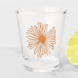 Gerbera Daisy Flower Shot Glas