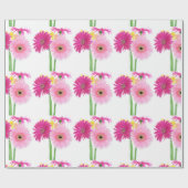 Gerbera Daisy Flowers Cadeaupapier (Vlak)
