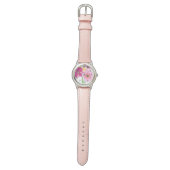 Gerbera Daisy Flowers Horloge (Vlak)