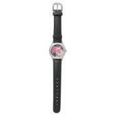 Gerbera Daisy Flowers Horloge (Vlak)