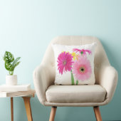 Gerbera Daisy Flowers Kussen (Stoel)