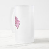 Gerbera Daisy Frosted Beer Mok (Voorkant links)
