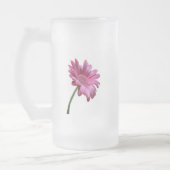 Gerbera Daisy Frosted Beer Mok (Links)