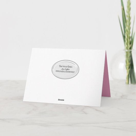 Gerbera Daisy Garden Moederdag Kaart (Achterkant)