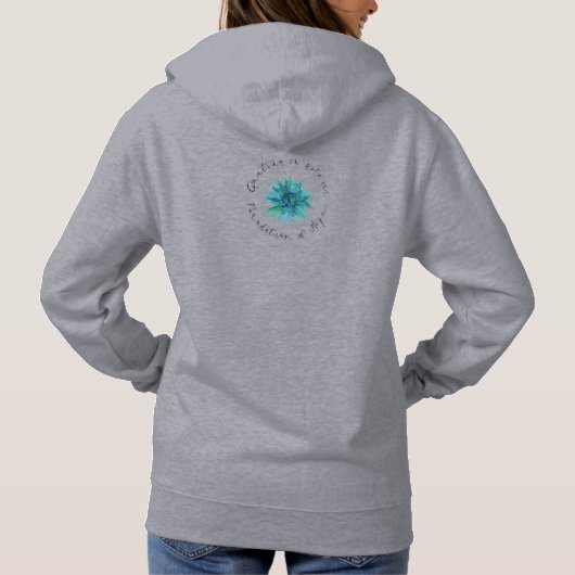 Gerbera Daisy Hoodie (Achterkant)