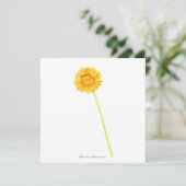 Gerbera daisy kaart (Staand voorkant)