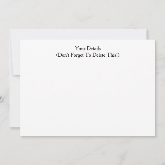 GERBERA DAISY KAART (Achterkant)