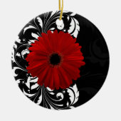 Gerbera Daisy Keramisch Ornament (Voorkant)