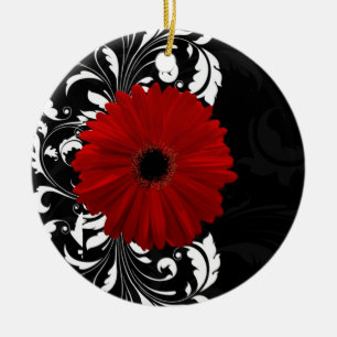 Gerbera Daisy Keramisch Ornament