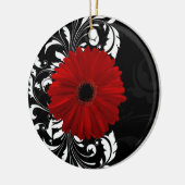 Gerbera Daisy Keramisch Ornament (Links)