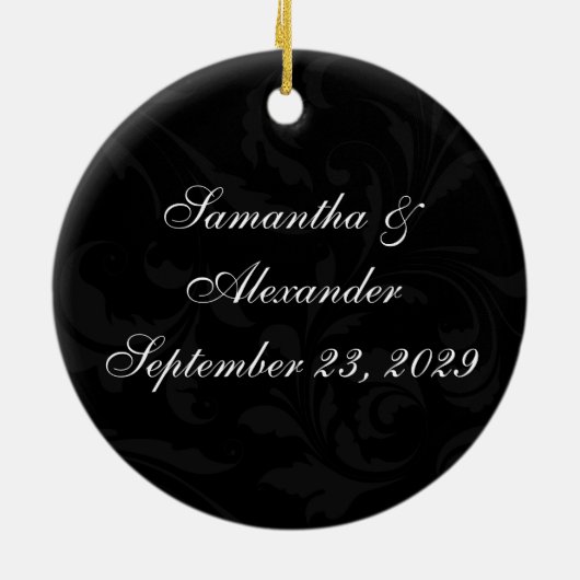 Gerbera Daisy Keramisch Ornament (Achterkant)