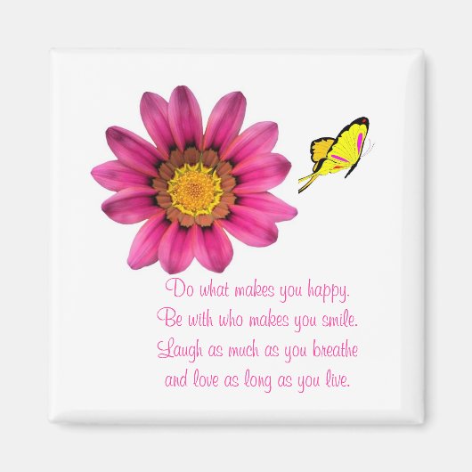 Gerbera Daisy Magneet (Voorkant)