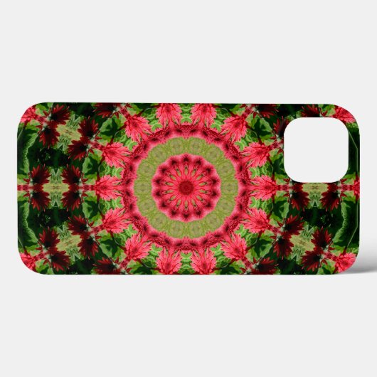 Gerbera Daisy Mandala Case-Mate iPhone Case (Achterkant (horizontaal))