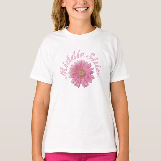 Gerbera Daisy Middle Sister T-shirts (Voorkant)
